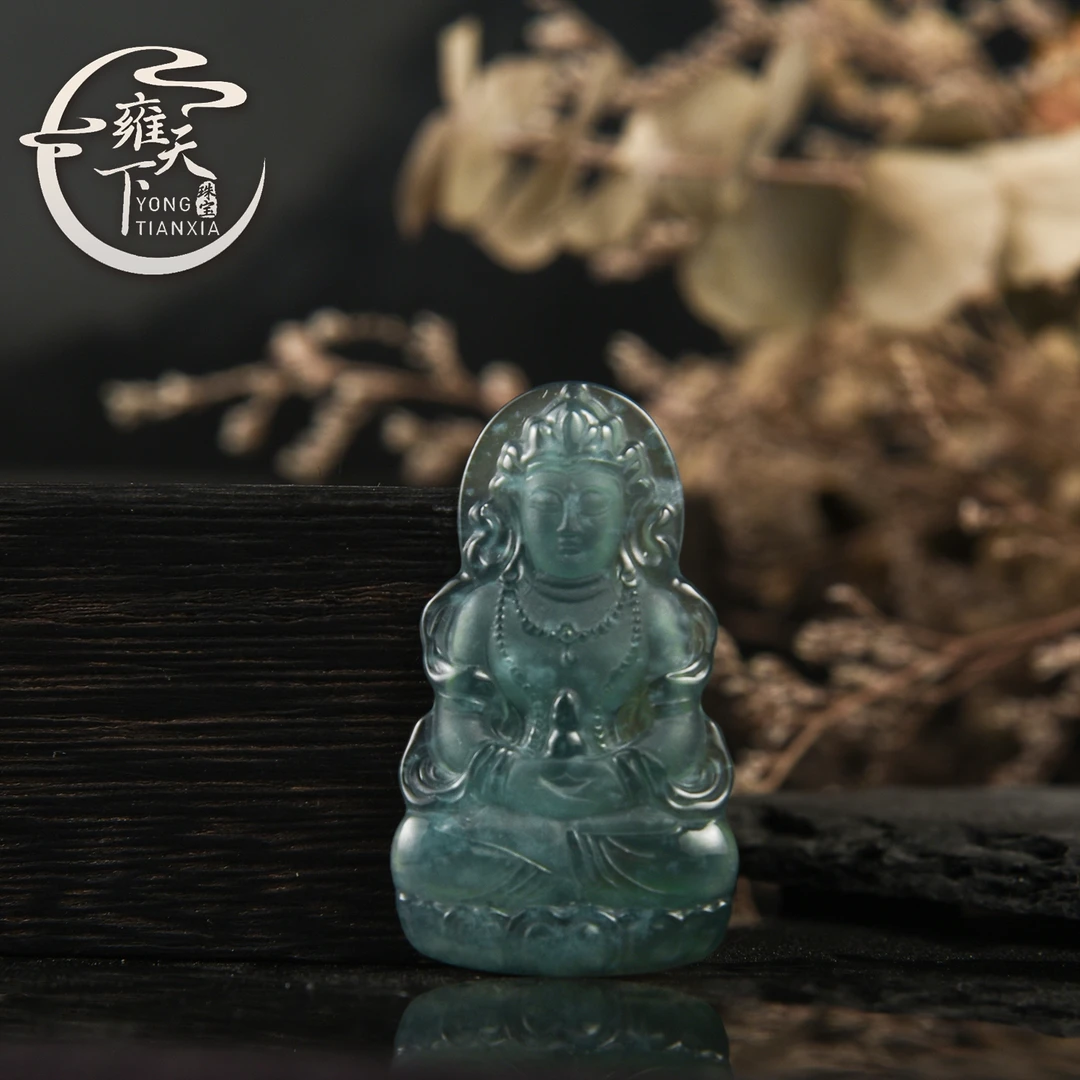 【雍天下】天然A货老坑翡翠度母1 A71