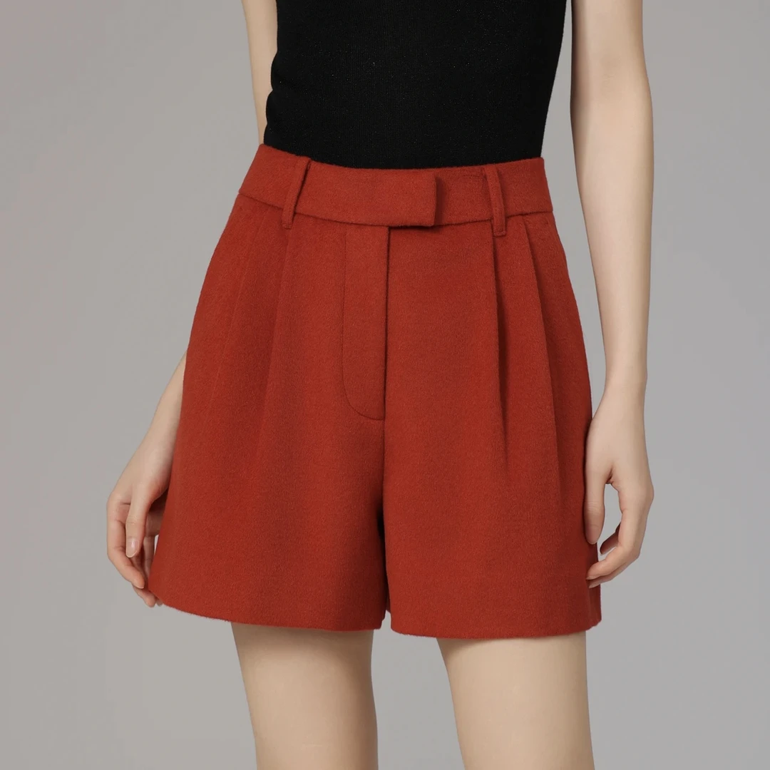 AMASS/阿玛施秋季短裤复古显瘦气质网红洋气短款时尚休闲 5100311