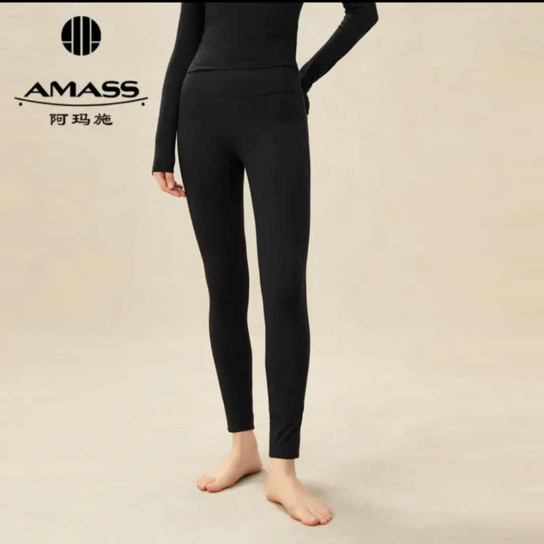 AMASS/阿玛施新款百搭时髦鲨鱼裤小脚裤5192430显瘦打底裤高腰