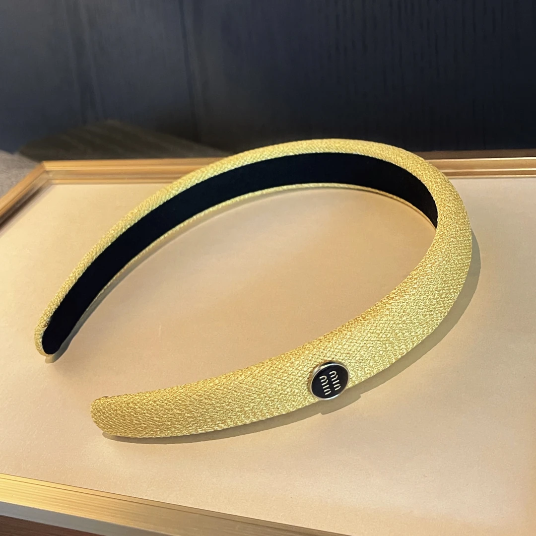 杨杨babytime 玫瑰的故事同款细版粗花呢黑标发箍百搭字母小圆标