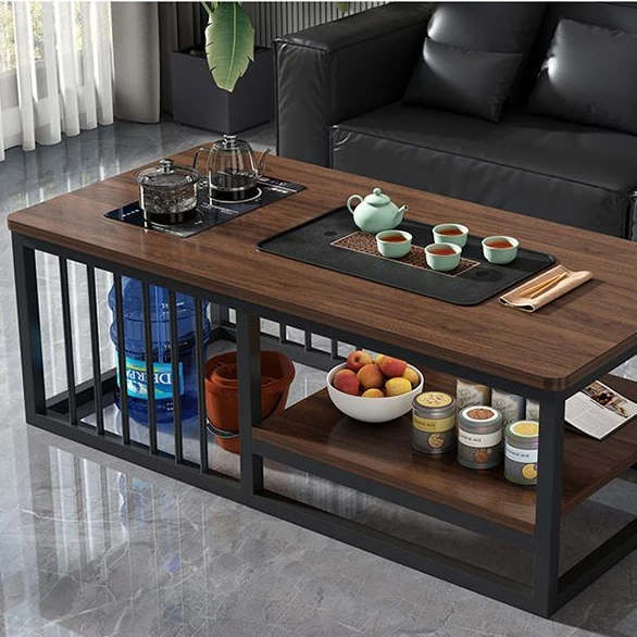 茶几简约茶桌办公室中式茶桌小户型茶台客厅家用全自动泡茶一体桌