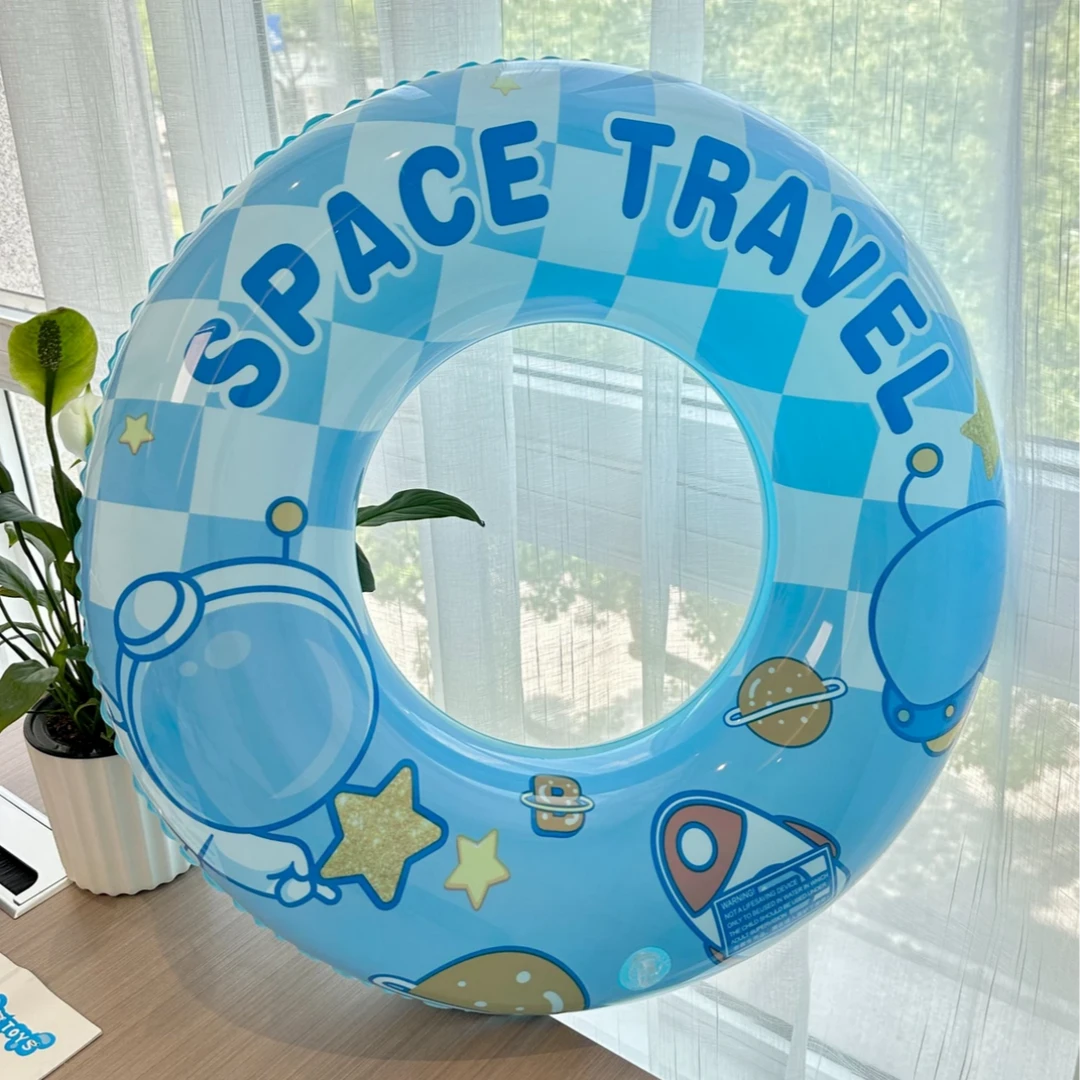 夏季加厚游泳圈成人儿童卡通充气腋下圈游泳圈防侧翻PVC环保加厚