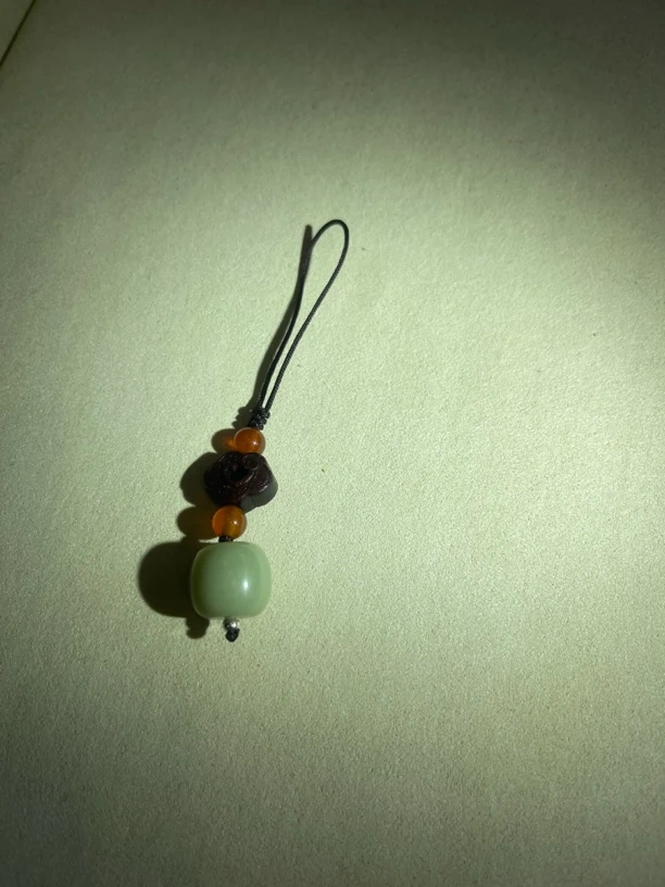 析木河磨玉钥匙链