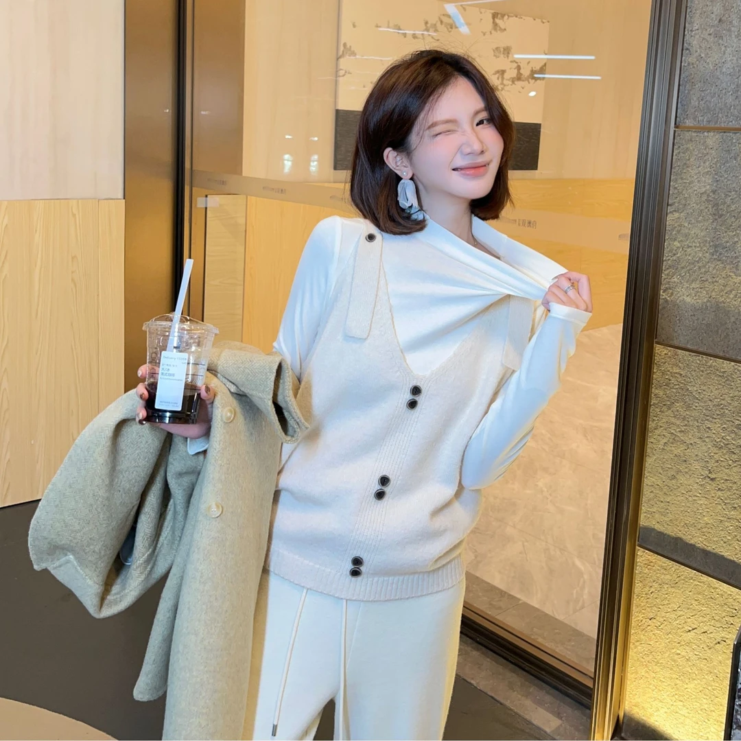 【芝士Cheese】悉尼返校 半高领针织衫女显瘦修身内搭长袖上衣