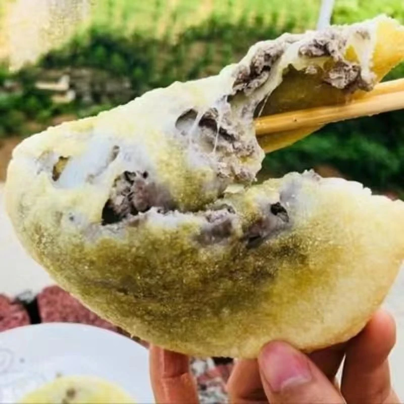 猪油豆沙粑贵州特产贵阳小吃关岭咸味豆沙粑油炸粑糯米糍粑大米粑