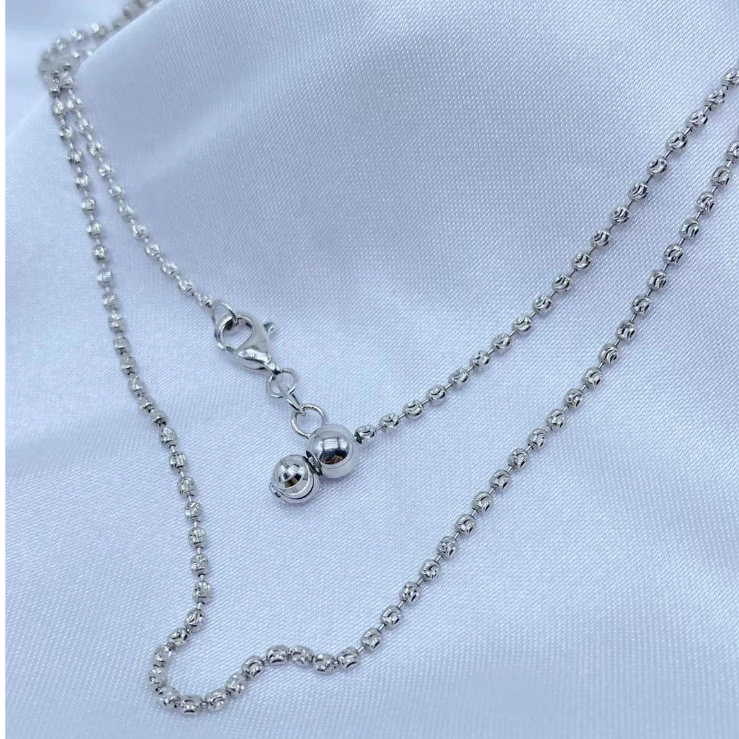 铂金pt950素款圆形钻石抽拉项链  经典百搭款式 抖音基地质检发货