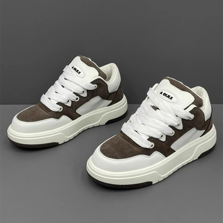NY潮牌男鞋冬季新款时尚百搭小白鞋休闲板鞋运动鞋高帮增高老爹鞋