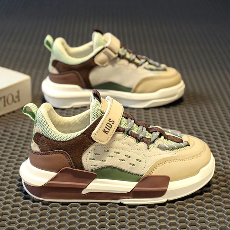 男童鞋子2023春季新款儿童啊甘男款阿甘鞋运动老爹鞋爆款