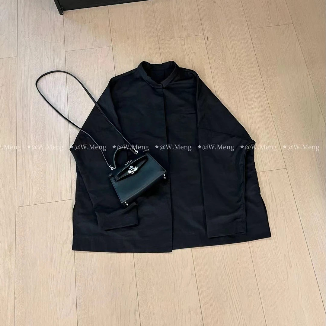 WMeng.【衬衣款风衣】欧货极简百搭显瘦风衣外套JS-W-25041813