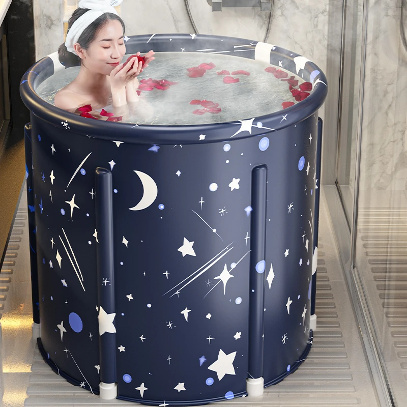 泡澡桶大人折叠加热沐浴洗澡桶家用坐浴盆全身浴桶浴缸成人神器
