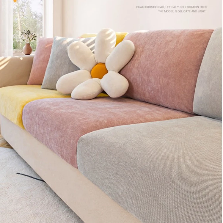 雪尼尔弹力沙发套全包沙发巾四季通用型防猫抓沙发套罩新款沙发笠