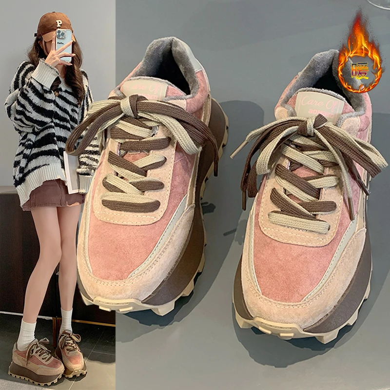 女鞋老爹鞋厚底阿甘鞋ins学生百搭软底舒适网红运动休闲鞋韩版