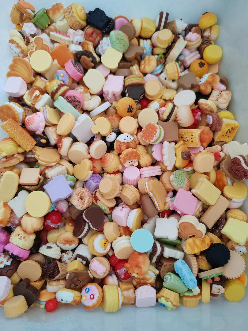 【拍一发二（定制自选）】仿真食玩diy饰品配件过家家树脂微缩玩具diy
