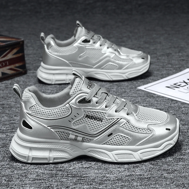 12莆田男鞋子夏季网面透气网鞋百搭休闲运动跑步增高阿甘老爹鞋J