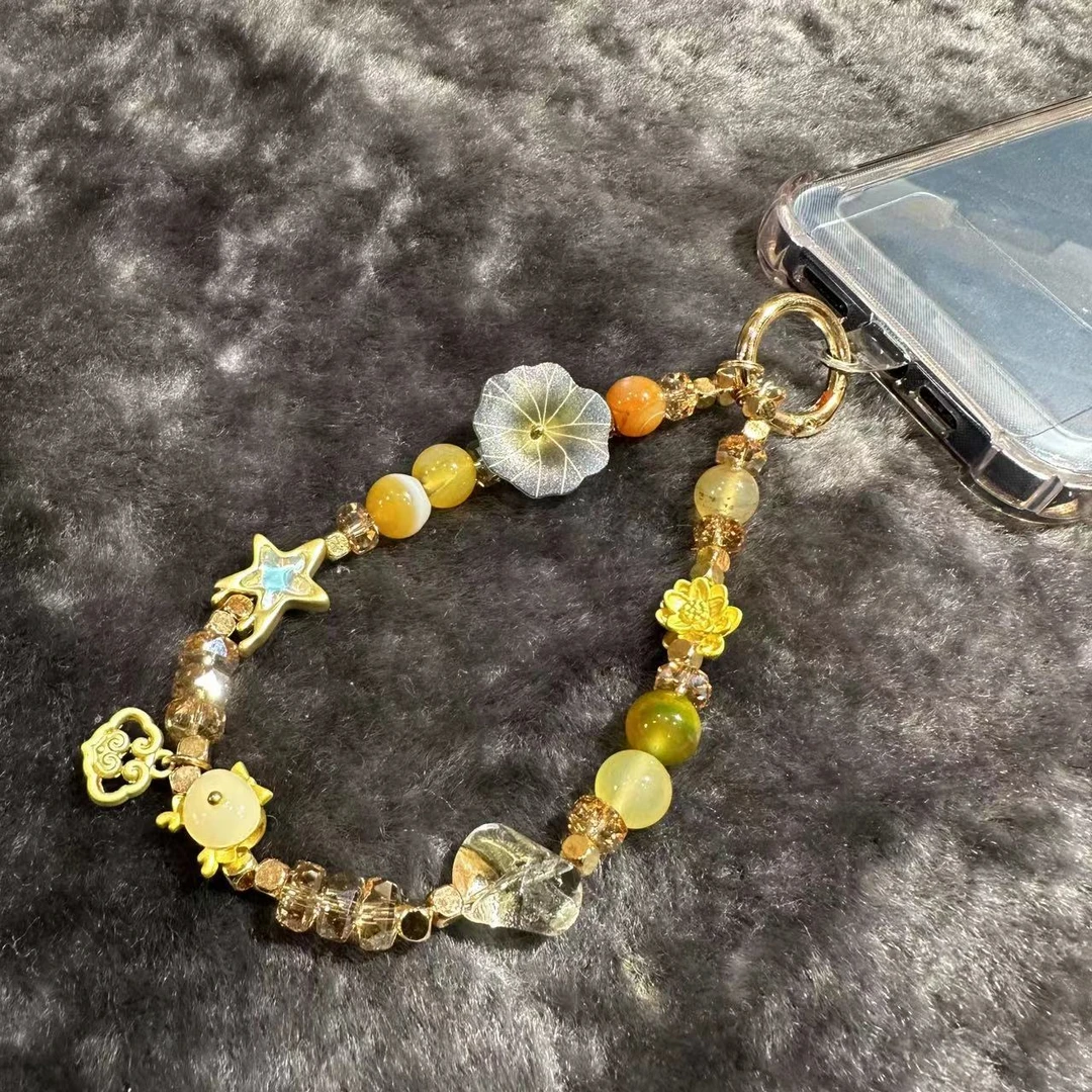 荷叶龙如意设计师款手机链