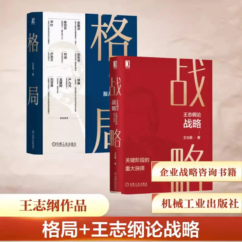 【套装】王志纲论战略+王志纲谈格局 王志纲著 企业管理书籍