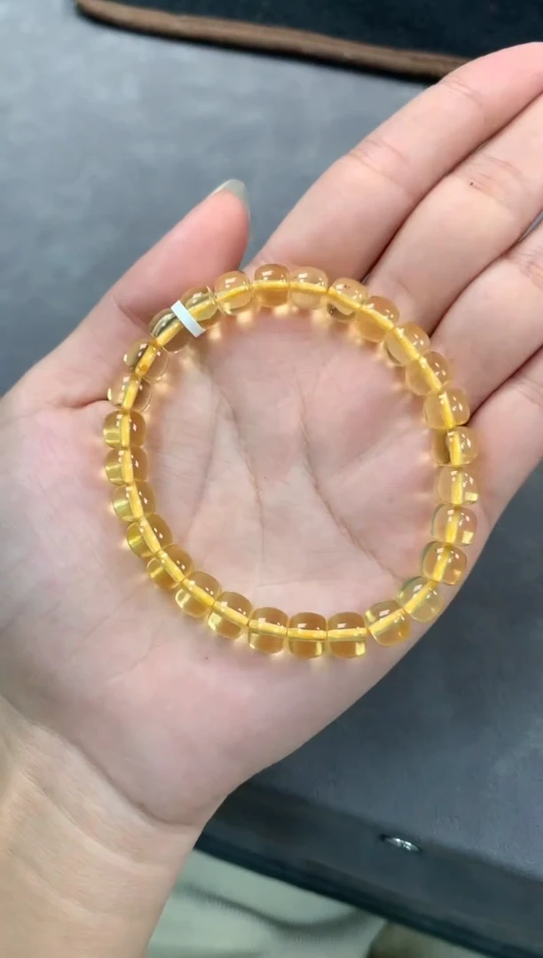 【闪购商品】琥珀手链未镶嵌22号金珀单圈