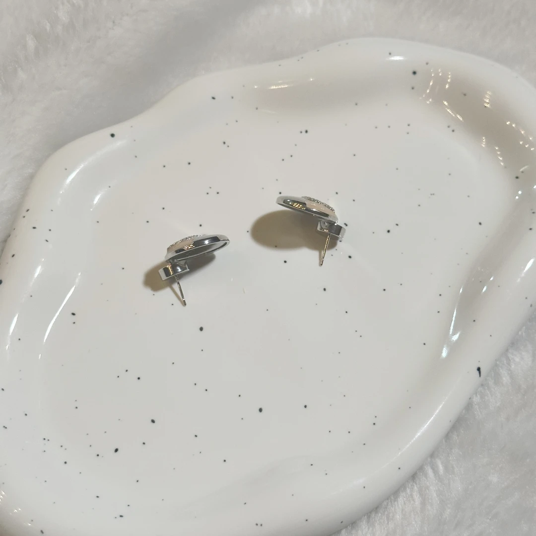 铜合金合成锆石耳饰 耳钉时尚百搭5228