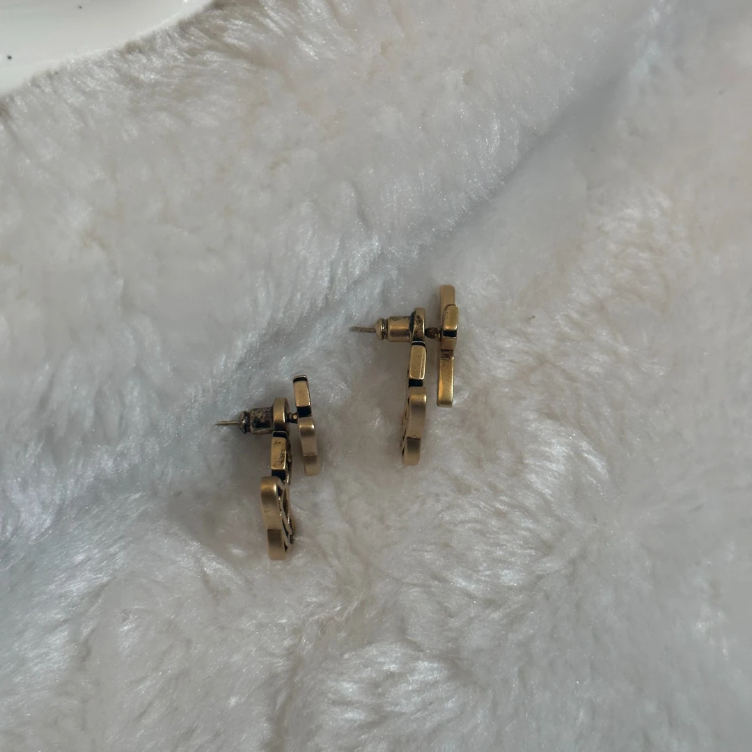 铜合金耳饰 耳钉复古法式5181