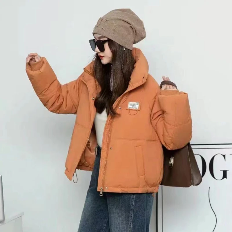 短款棉服女2024冬季新款加厚面包棉袄韩版宽松学生棉衣外套