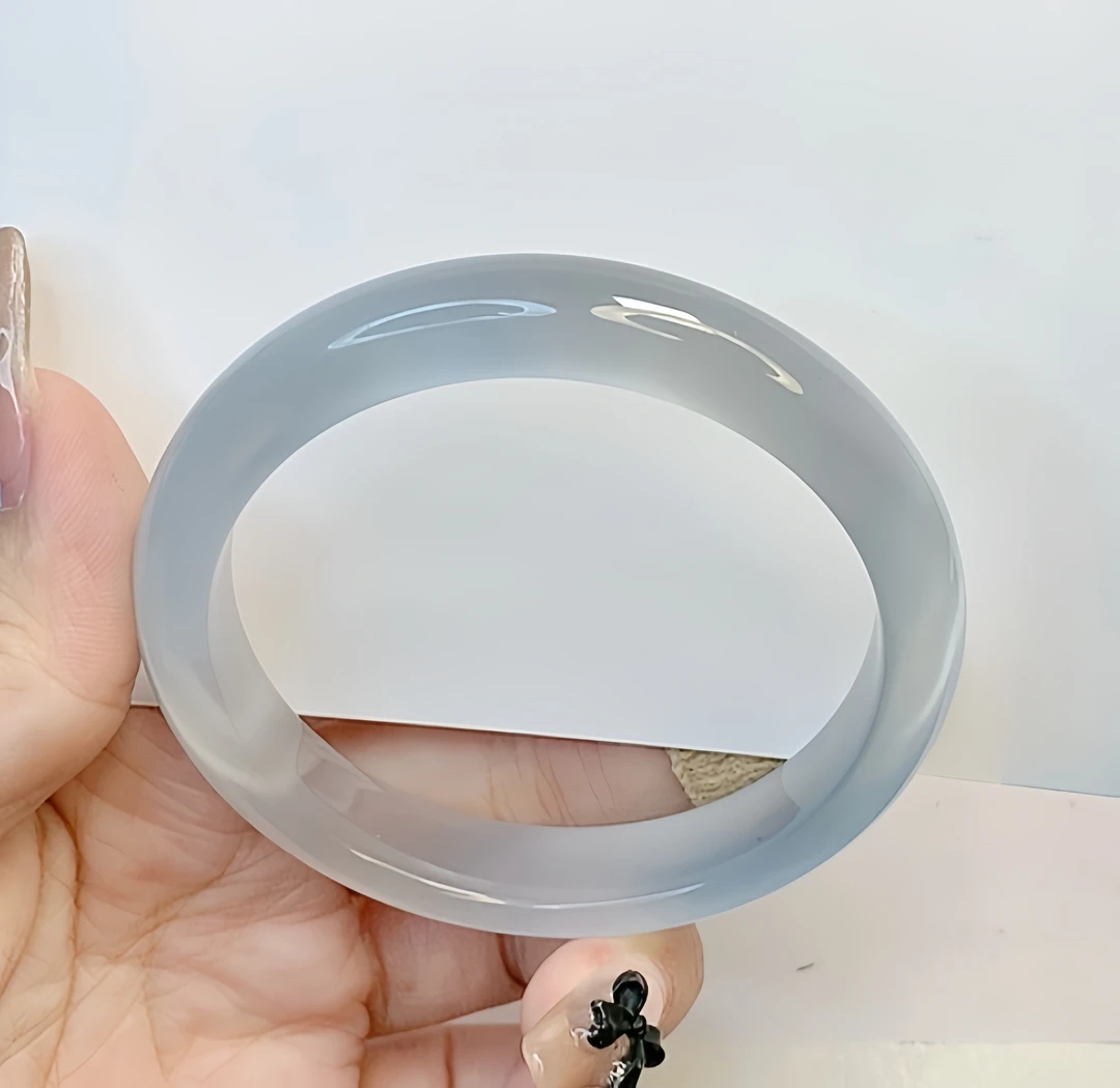 手镯 【高货冰冰蓝】时尚显白 64圈口