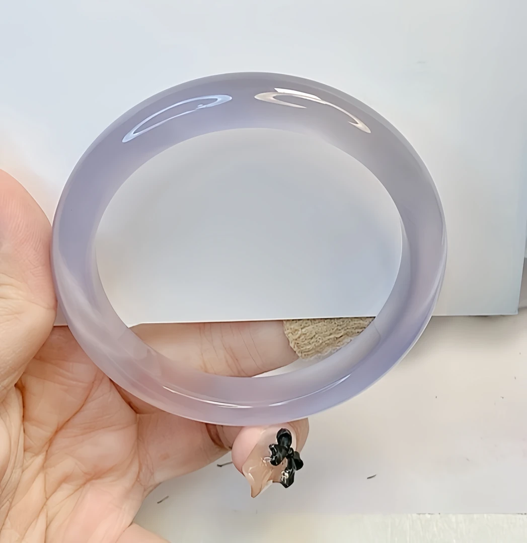 手镯 【高货冰冰紫】高贵优雅 59圈口