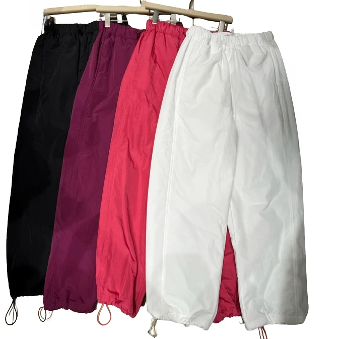 韩版新款纯色直筒棉裤百搭休闲洋气时尚12598