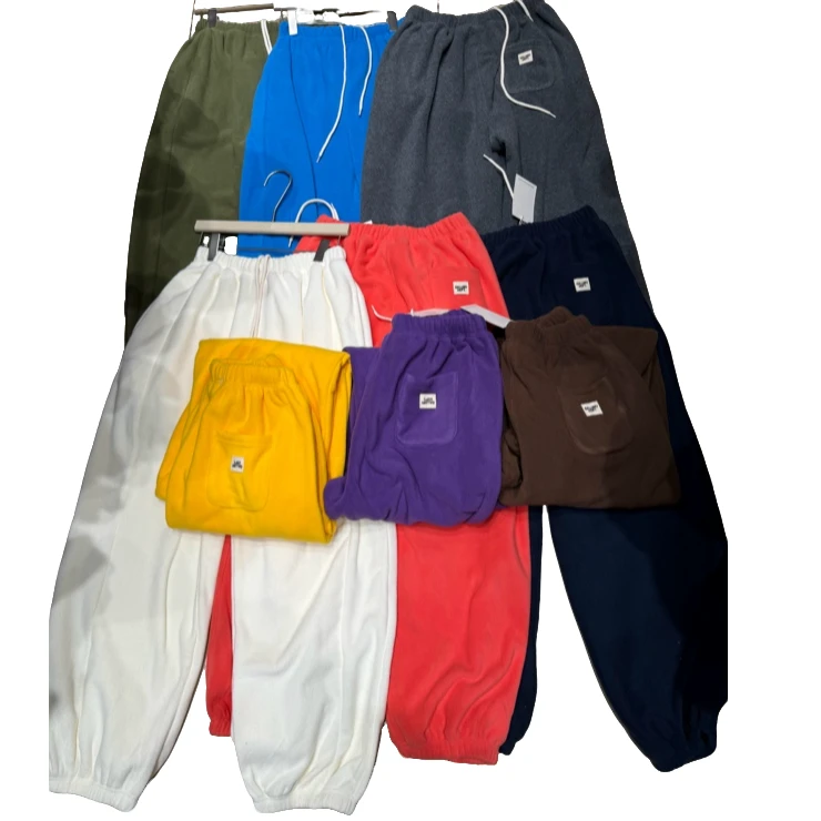 韩版新款绒绒束脚裤纯色百搭洋气时尚保暖冬季