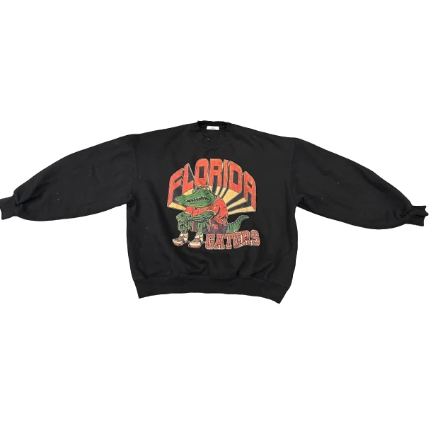 韩版新款印花加绒卫衣休闲洋气时尚宽松