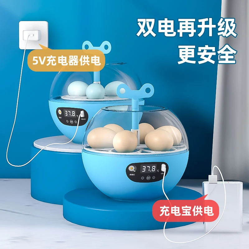 芦丁鸡孵化器智能小型多功能全自动孵化箱儿童科教款小鸡孵化机