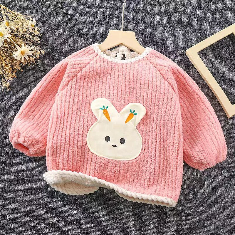 【乐童】宝宝罩衣加绒加厚反穿衣儿童罩衣新款秋冬季外穿耐脏罩棉袄