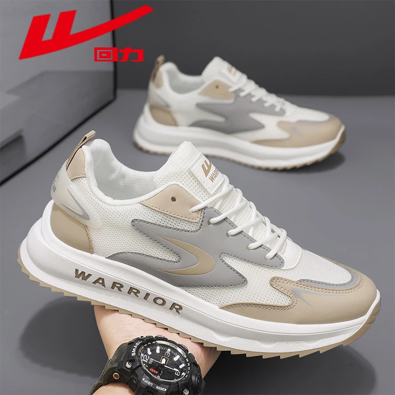 回力男鞋2024夏季新款休闲网面男士百搭透气薄款耐磨跑步运动潮鞋