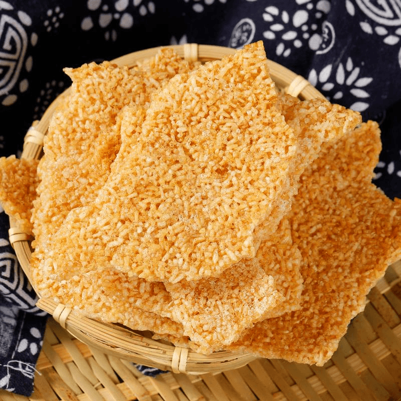 农家现做老式柴火土灶大米安徽特产非油炸锅巴年货零食笋0g