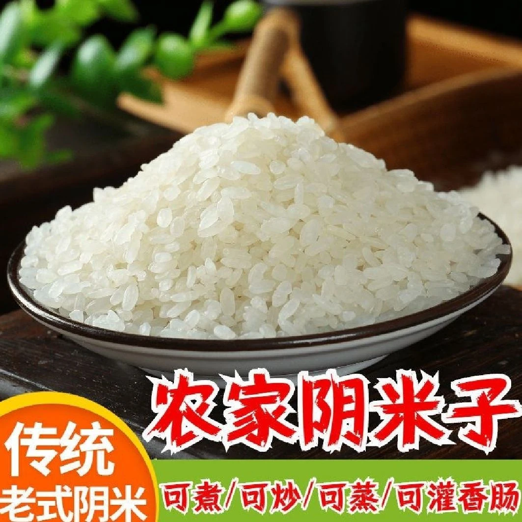 手工阴米子重庆农家阴米农村阴干糯米熟糯米传统老式阴米500g