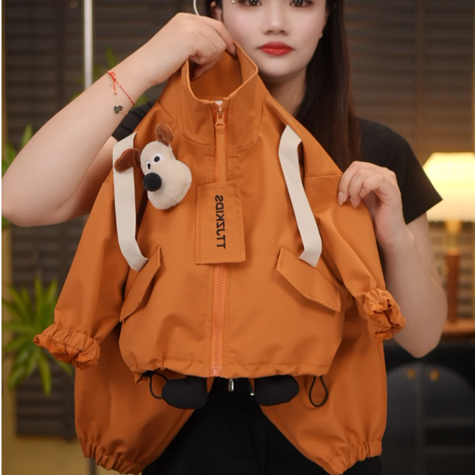 现货【小狗狗】2025春秋季新品萌娃穿搭潮流男女童儿童套装28582