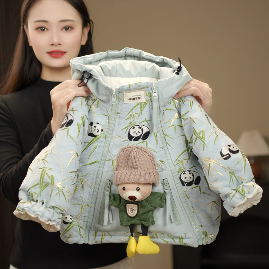【现货】2025秋冬季新品萌娃穿搭潮流加厚男女童棉服外套39300