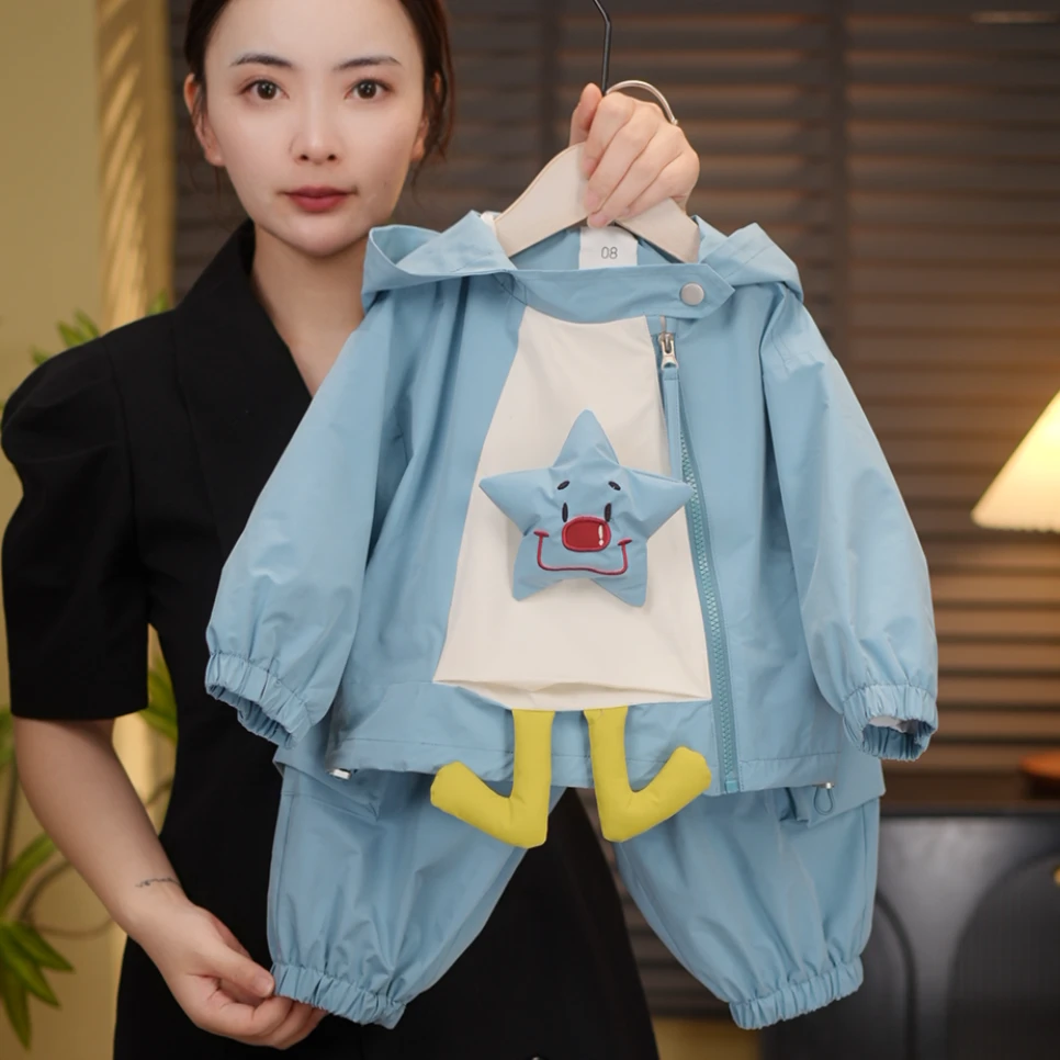 【春秋】2024秋季新品运动风潮流休闲长袖女童男童儿童套装28229