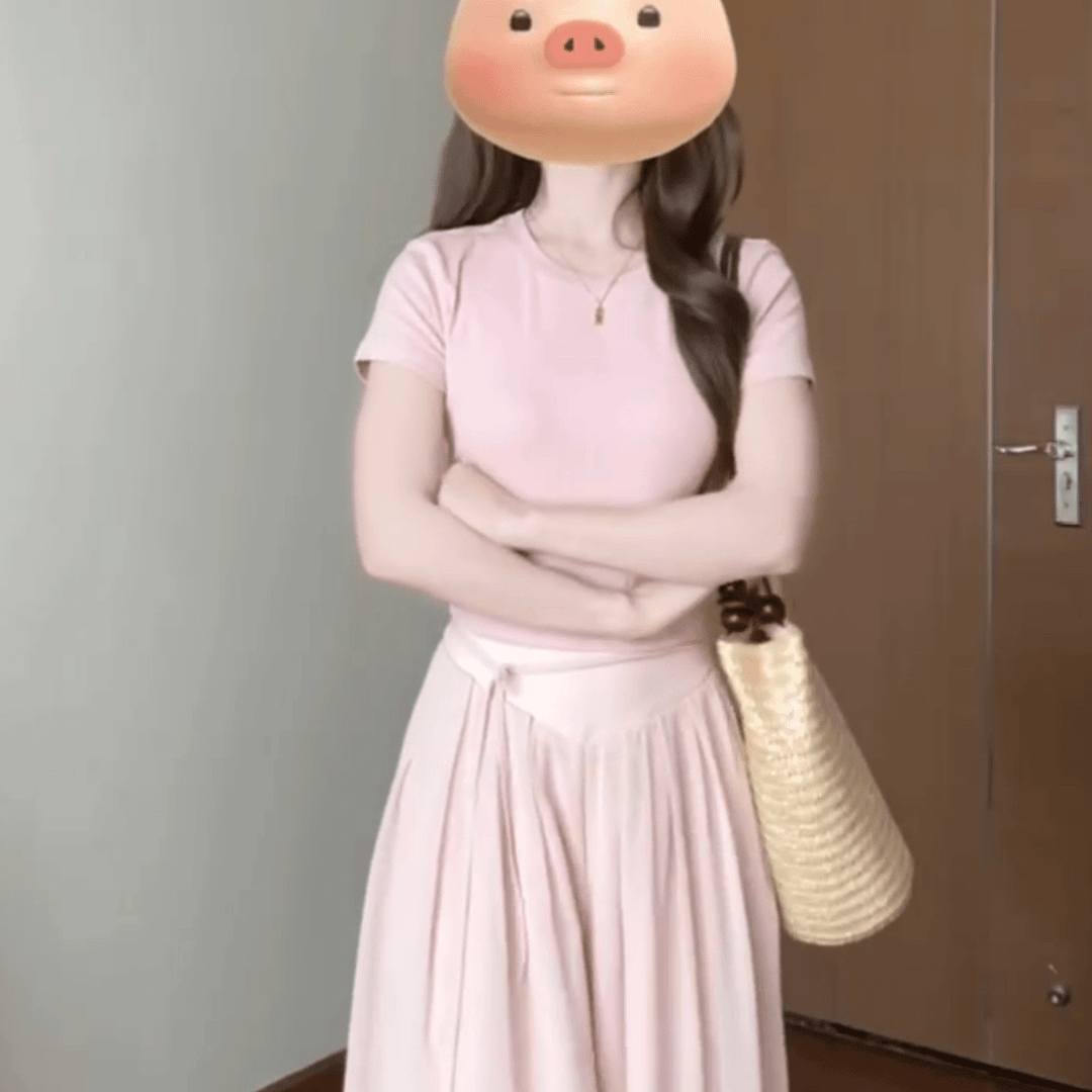 气质修身女上衣学院风小个子夏装新款女装设计感2024年丁达尔穿搭