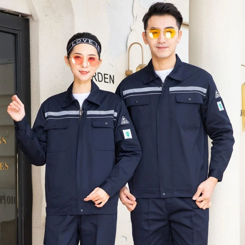 防静电工作服套装男女春夏耐磨电化工厂劳保服车间加油站定制上衣