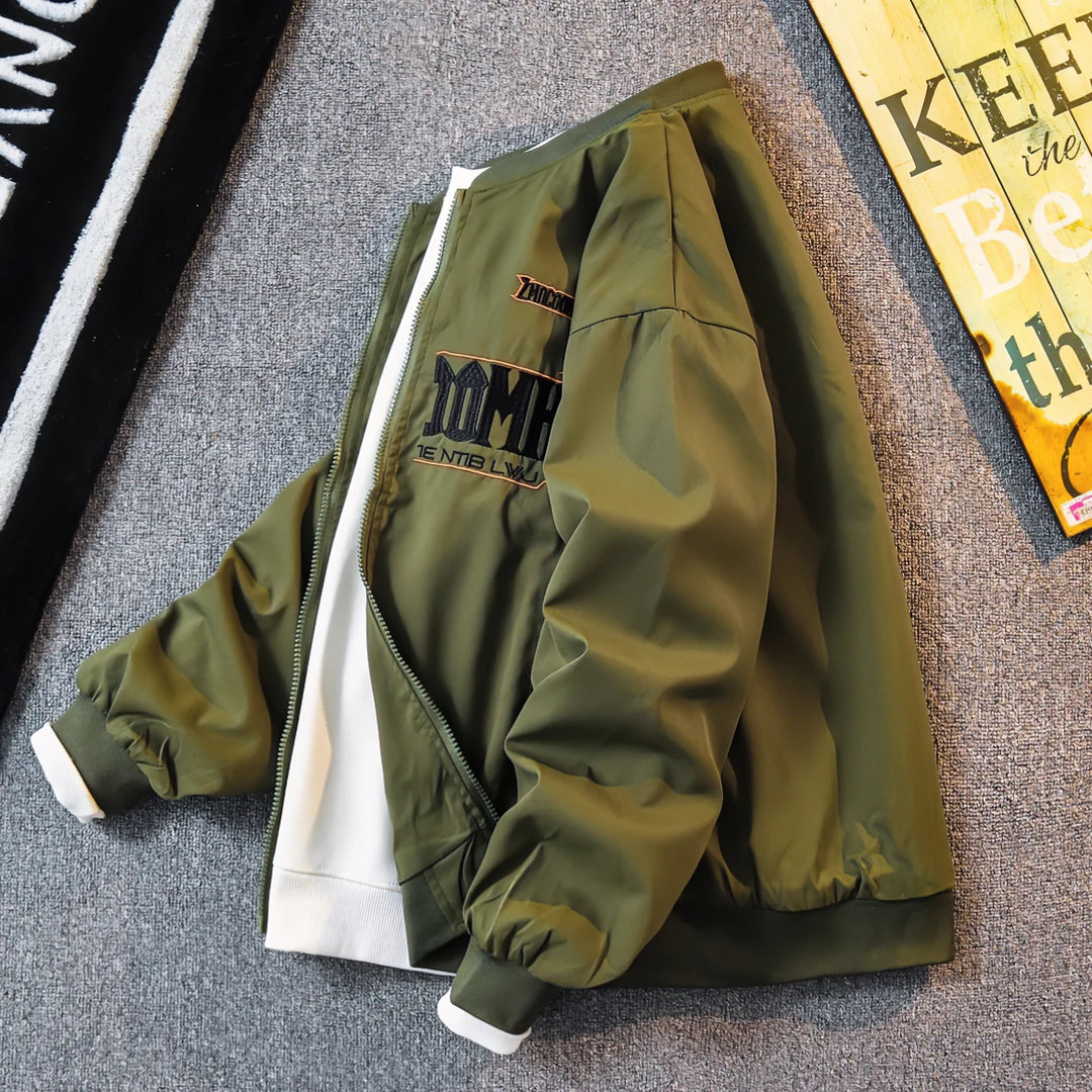 春秋刺绣外套男士棒球服2023新款爆款潮男痞帅高级感美式休闲夹克