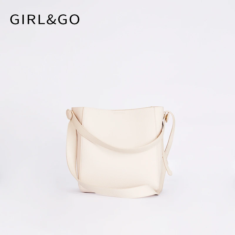 girl.go新款大容量包包女斜挎单肩包通勤包简约休闲N