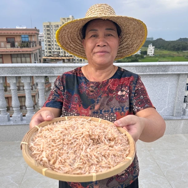 生晒虾皮淡干无盐天然海鲜干货渔民自晒