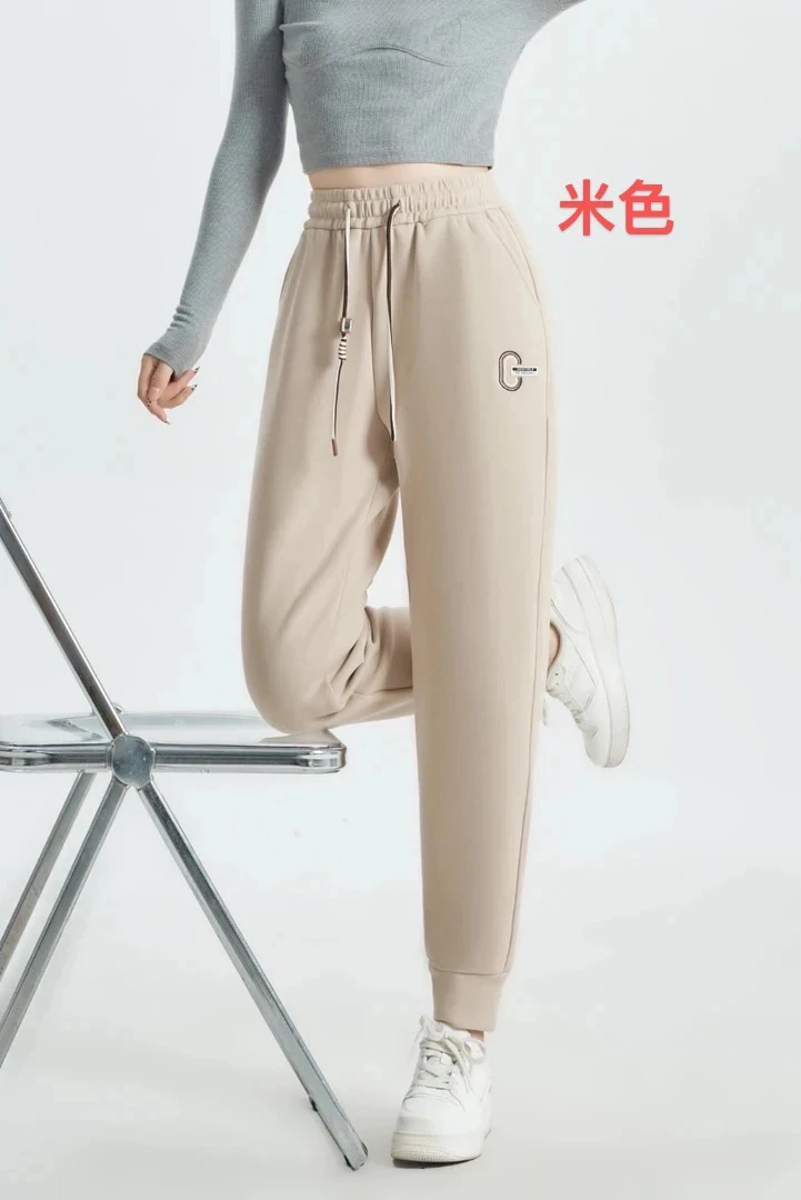 邹先生5867-66厚款加绒男女大童通同款防风裤卫裤松紧腰更舒适