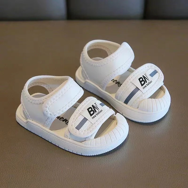 【17-25尺码】夏季凉鞋1到3岁婴幼儿软底学步鞋男女宝包头鞋防滑