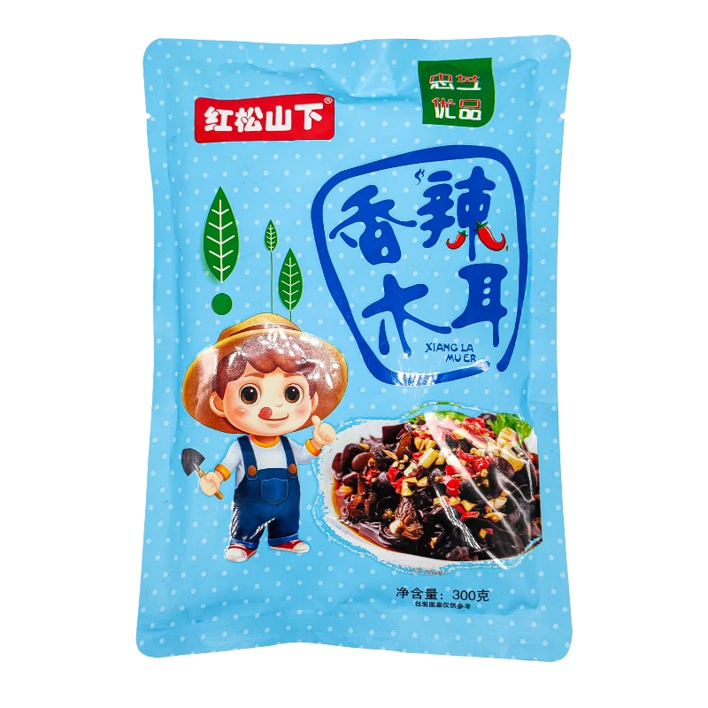 红松山下忠芝优选香辣木耳300g*2袋美味好吃开袋即食
