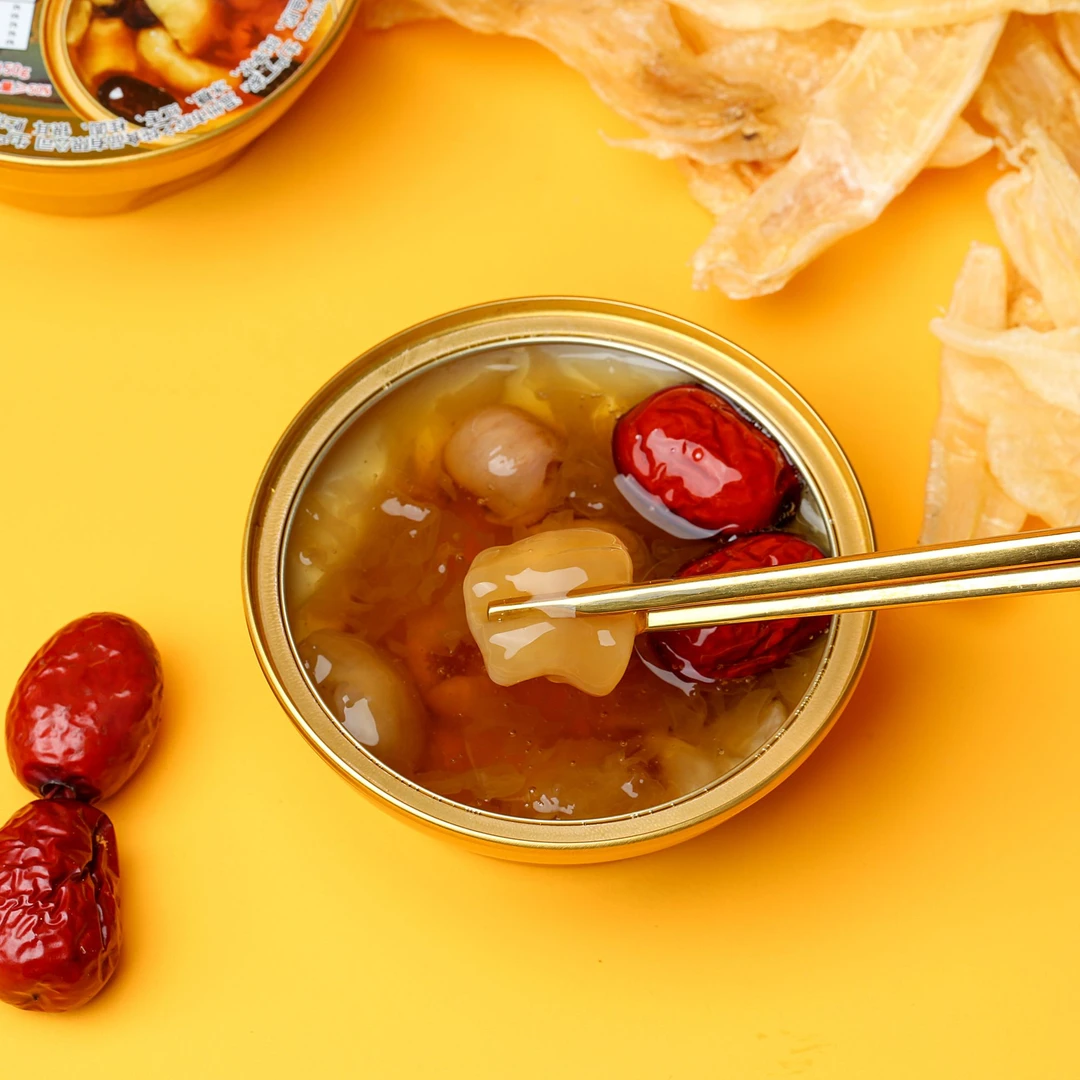 滋补花胶下午茶轻食即食鱼胶补充营养滋补天然好胶质代餐品质爽口