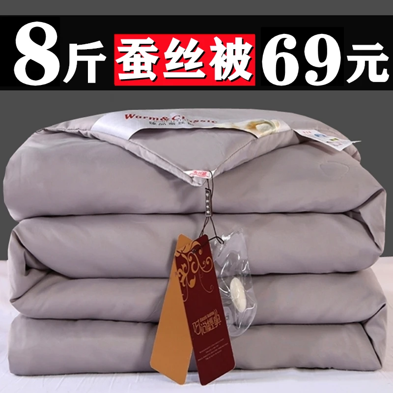 顺丰包邮蚕丝棉被100桑蚕被秋冬被羽丝棉被加厚棉被春秋被芯蚕丝