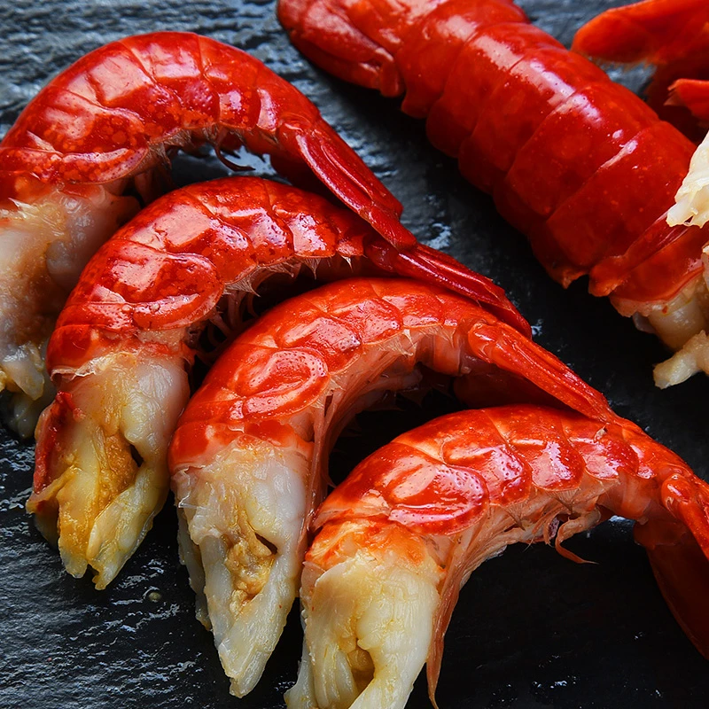 SAT大大新鲜带黄龙虾尾500g*4包/70-80粒