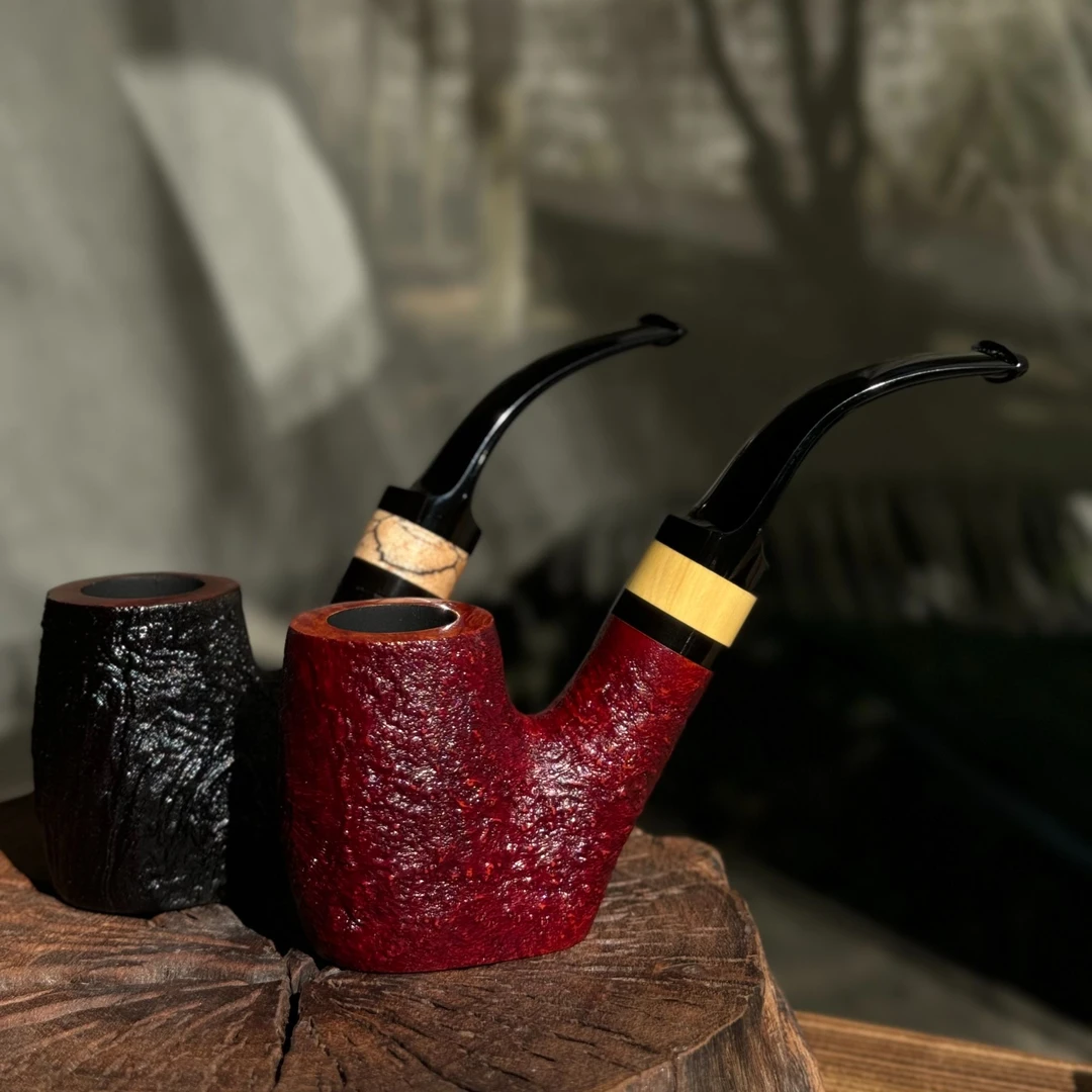 西班牙石楠木烟斗 匈牙利弯斗 大弯坐斗 福尔摩斯烟斗