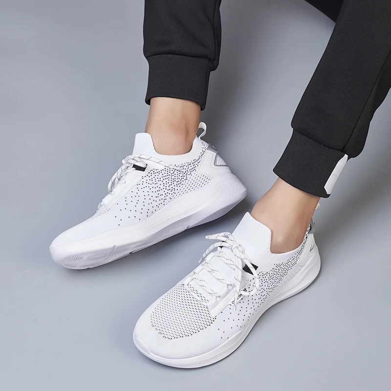 奥林狼情侣款气囊按摩超轻防臭缓震简约厚底舒适增高休闲运动鞋